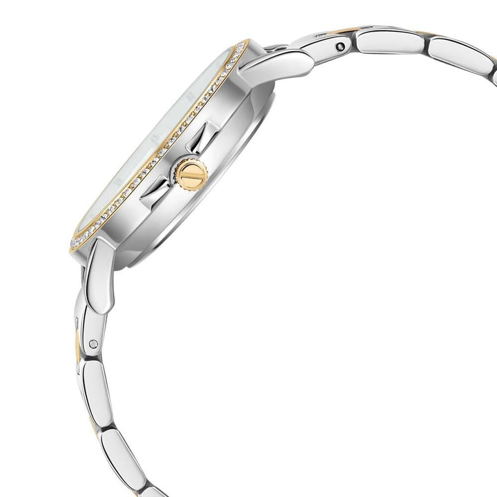 Kenneth Cole Quartz Multifunction Silver Dial Stainless Steel Strap Watch For Women