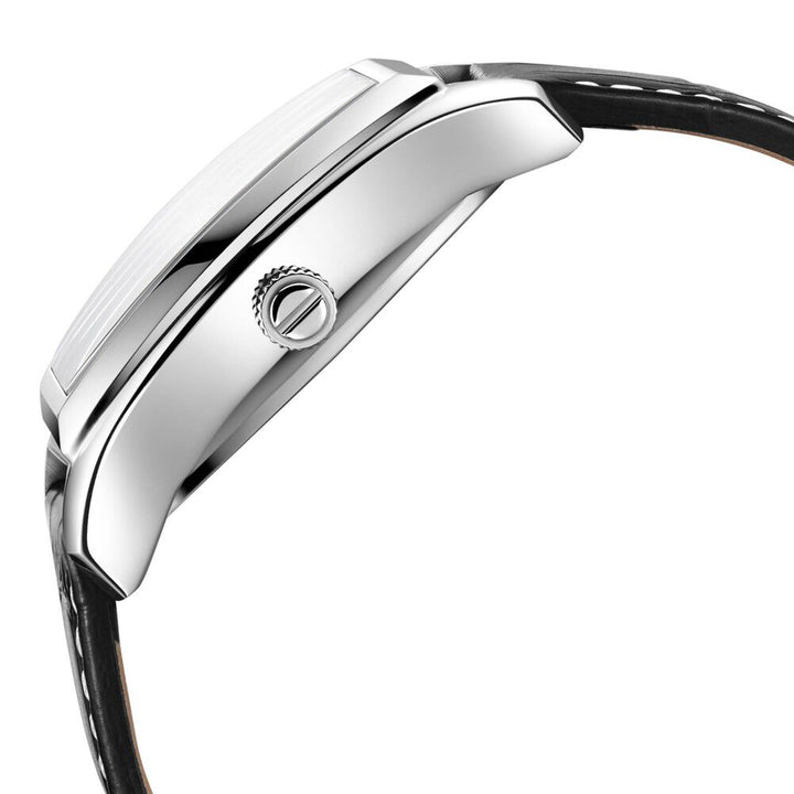 Kenneth Cole Automatic Black Dial Leather Strap Watch for Men-NDKC51083001MN