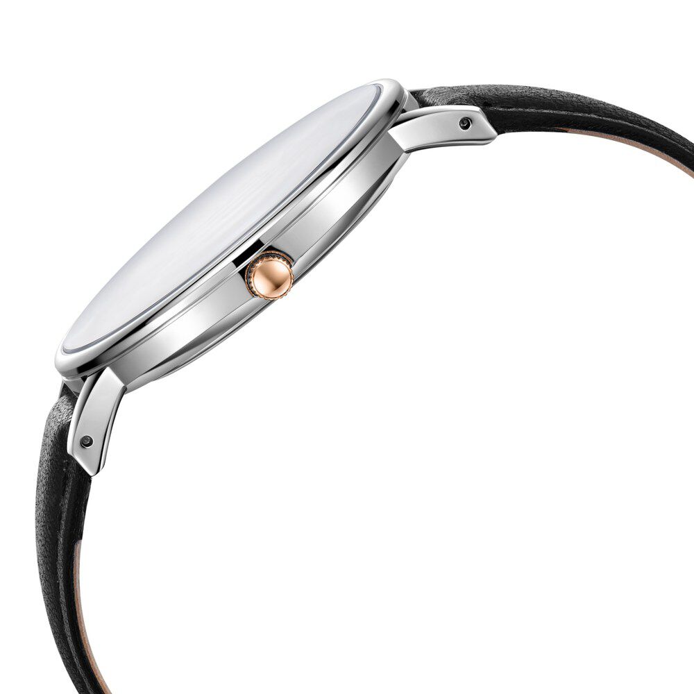 Kenneth Cole Quartz Analog Grey Dial Leather Strap Watch for Men-NCKC51111001MNW