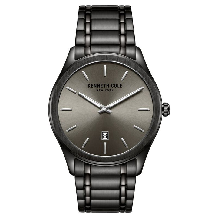 Kenneth Cole Quartz Analog With Date Grey Dial Watch For Men