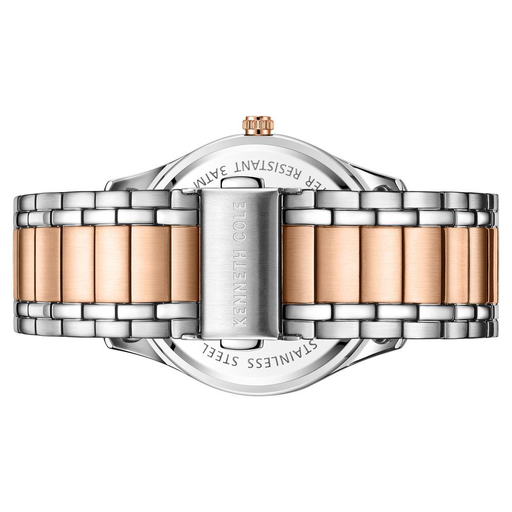 Kenneth Cole Analog Rose Gold Dial Watch for Men-NCKC51117003MNW