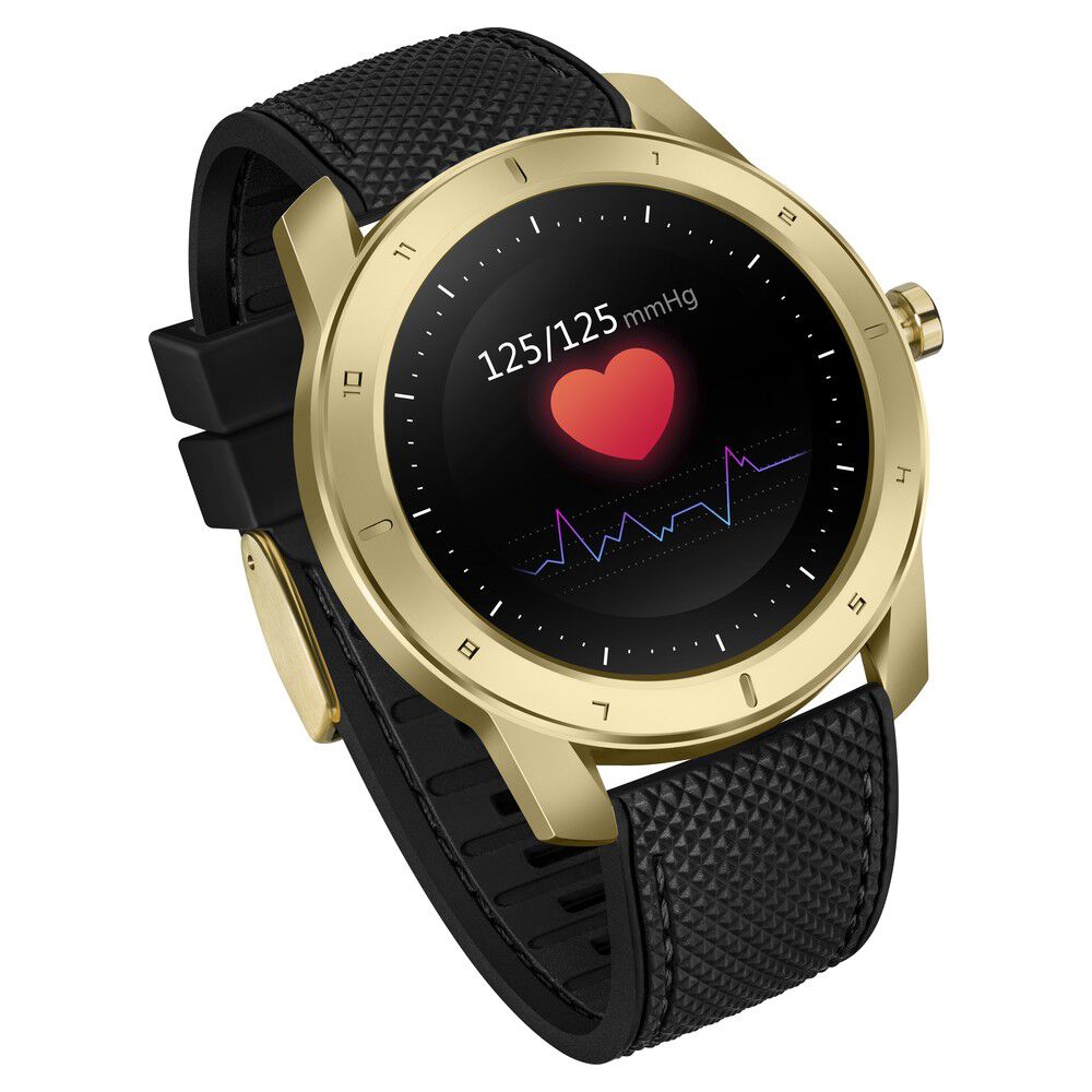 Kenneth Cole Smart Black Dial Silicone Strap Unisex Watch