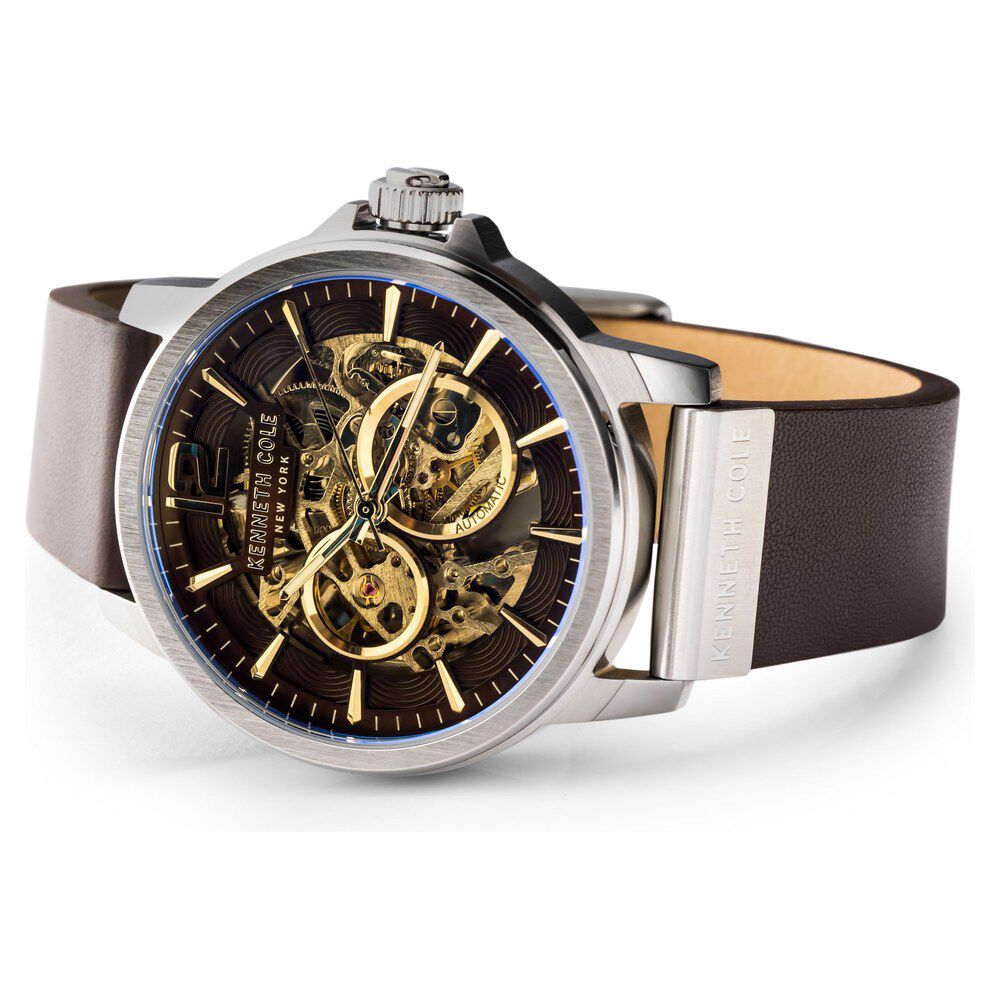 Kenneth Cole Brown Dial Automatic Watch For Men