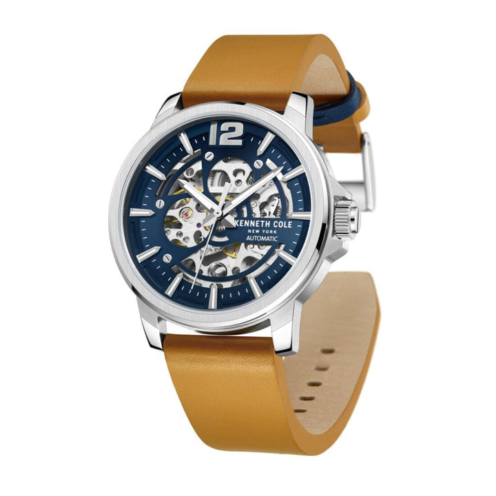 Kenneth Cole Blue Dial Automatic Watch for Men NEKCWGE2220502MN
