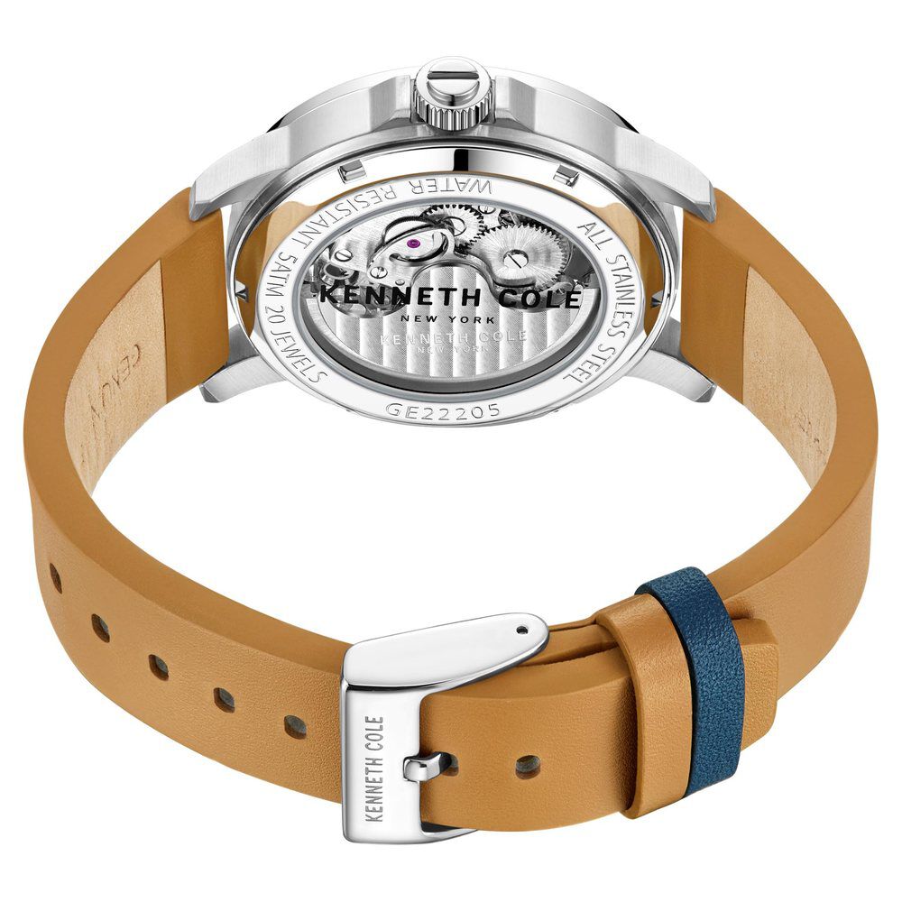 Kenneth Cole Blue Dial Automatic Watch for Men NEKCWGE2220502MN