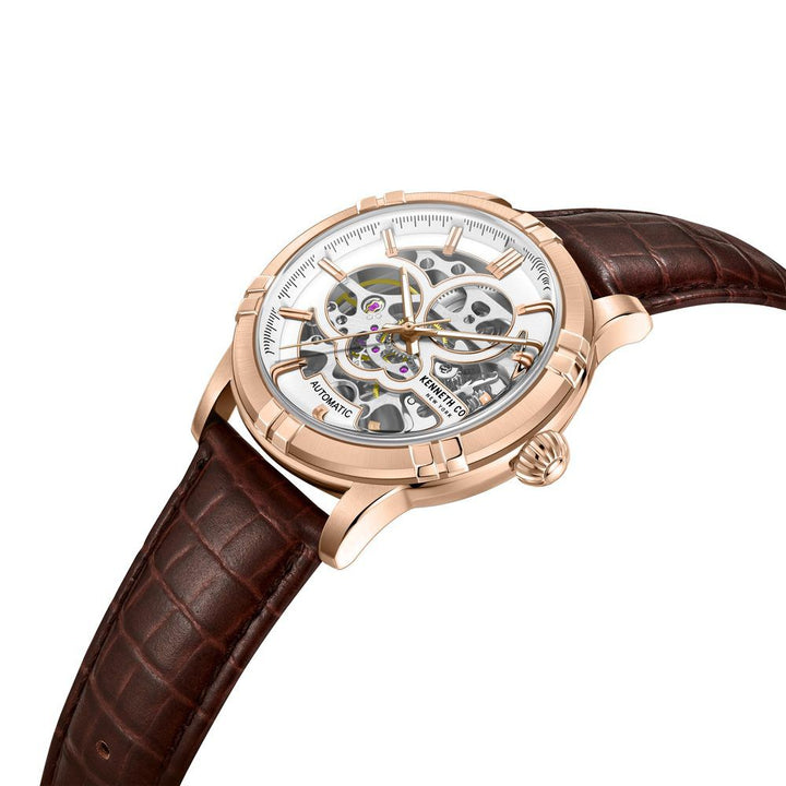 Kenneth Cole Automatic White Dial Watch for Men-NEKCWGE2220804MNW