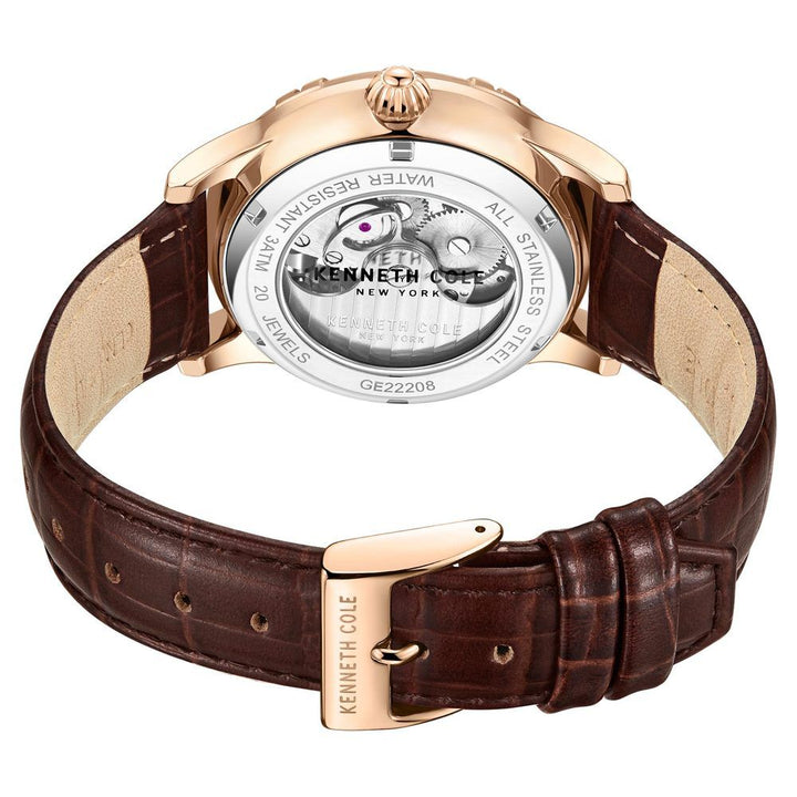 Kenneth Cole Automatic White Dial Watch for Men-NEKCWGE2220804MNW