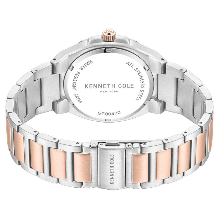 Kenneth Cole Quartz Analog Silver Dial Stainless Steel Strap Watch For Men KCWGG0047003MN