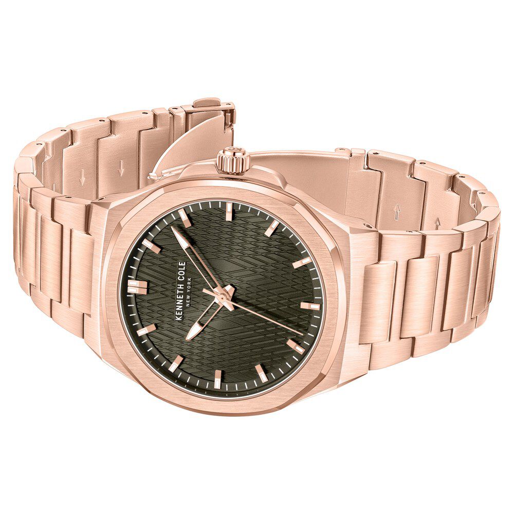 Kenneth Cole Quartz Analog Grey Dial Stainless Steel Strap Watch For Men KCWGG0047004MN