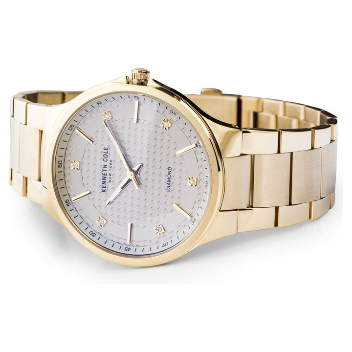 Kenneth Cole Quartz Analog Grey Dial Stainless Steel Strap Watch For Men