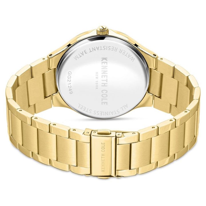 Kenneth Cole Quartz Analog Grey Dial Stainless Steel Strap Watch For Men