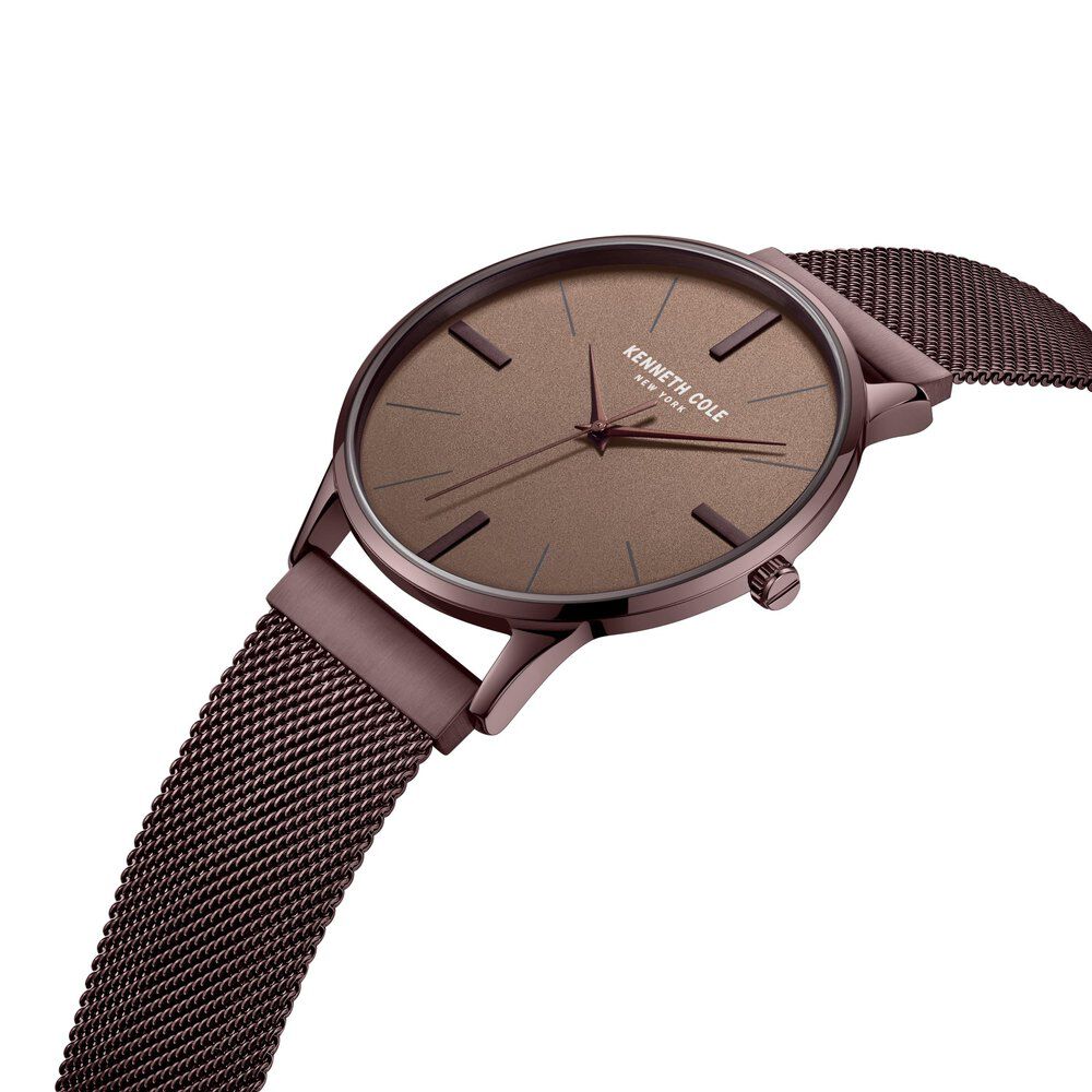 Kenneth Cole Analog Brown Dial Watch For Men