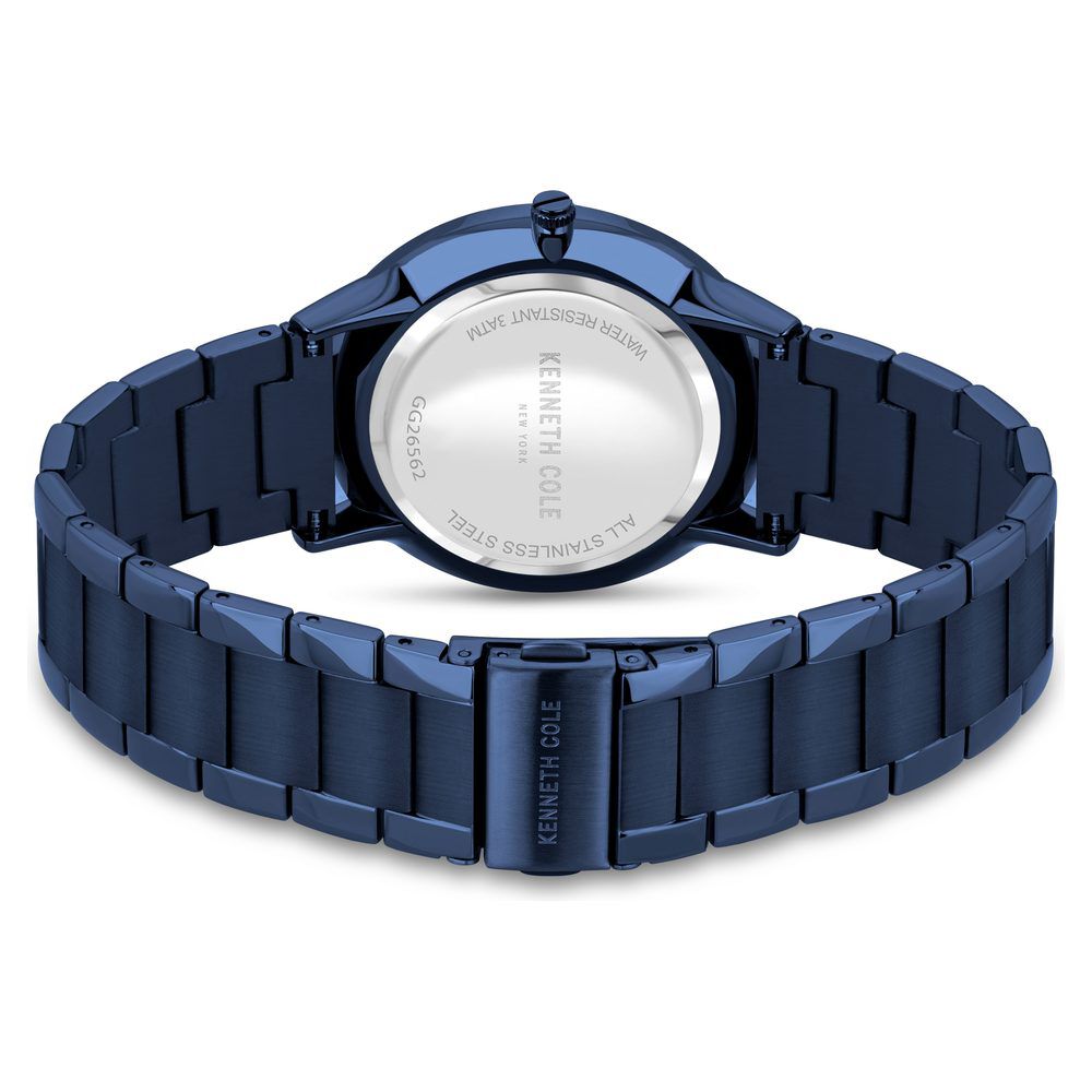 Kenneth Cole Quartz Analog Blue Dial Stainless Steel Strap Watch For Couple