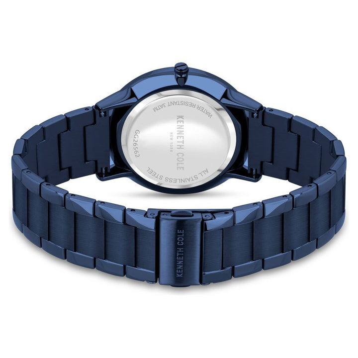 Kenneth Cole Quartz Analog Blue Dial Stainless Steel Strap Watch For Couple