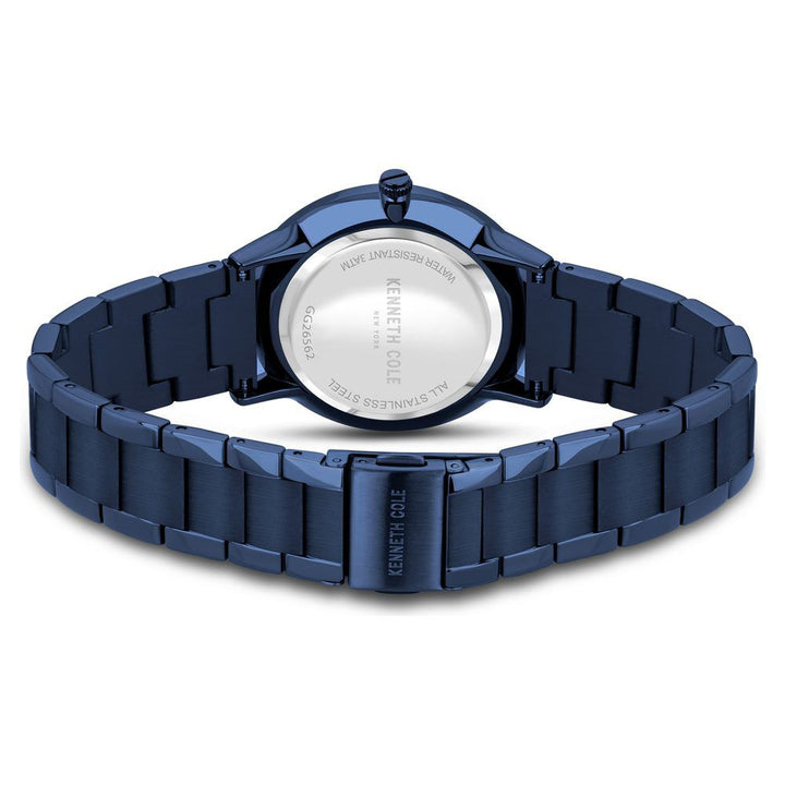 Kenneth Cole Quartz Analog Blue Dial Stainless Steel Strap Watch For Couple
