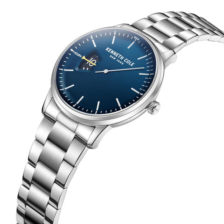 Kenneth Cole Analog Blue Dial Watch for Men-KCWGH2221101MN