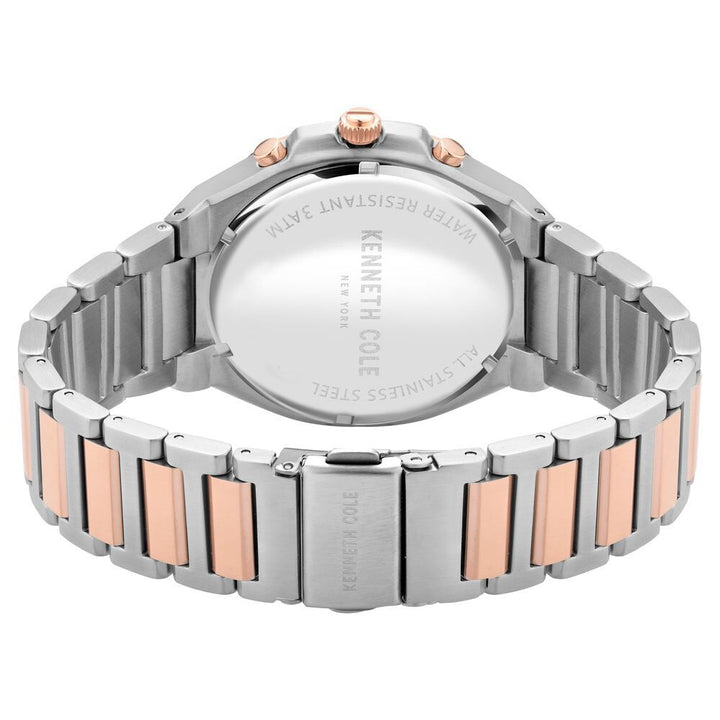 Kenneth Cole Quartz Chronograph Grey Dial Stainless Steel Strap Watch for Men NEKCWGI2104902MN