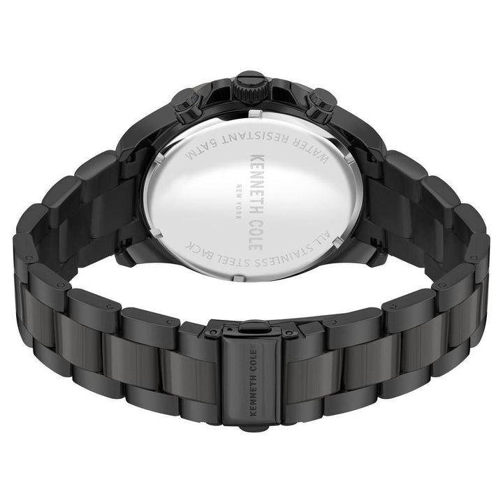 Kenneth Cole Quartz Chronograph White Dial Stainless Steel Strap Watch For Men