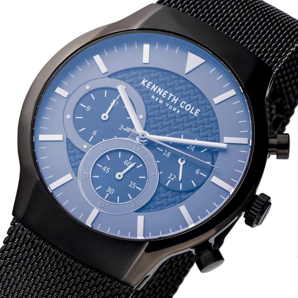 Kenneth Cole Grey Dial Stainless Steel Strap Watch For Men NEKCWGK2123303MN