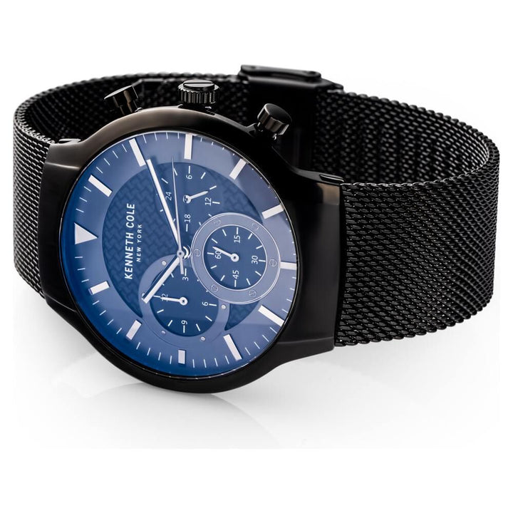 Kenneth Cole Grey Dial Stainless Steel Strap Watch For Men