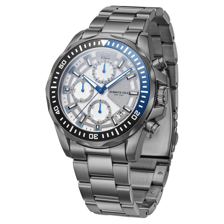 Kenneth Cole Chronograph White Dial Watch for Men