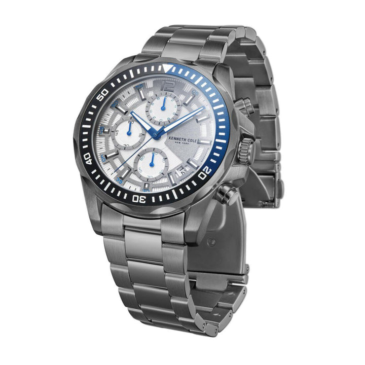 Kenneth Cole Chronograph White Dial Watch for Men