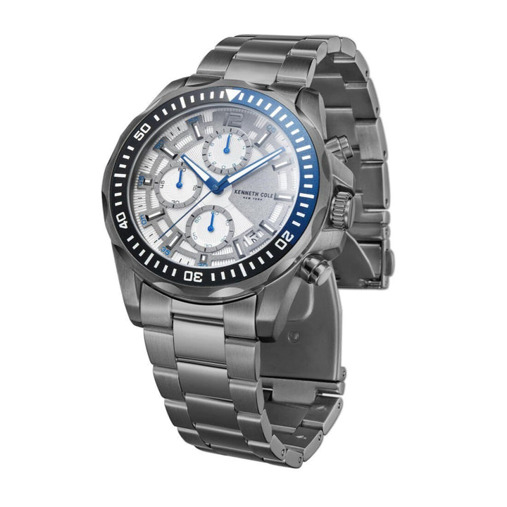 Kenneth Cole Chronograph White Dial Watch for Men