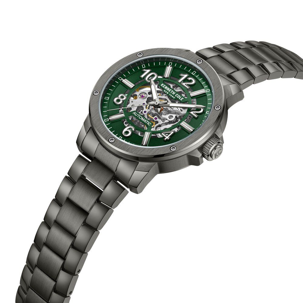 Kenneth Cole Green Dial Automatic Watch For Men