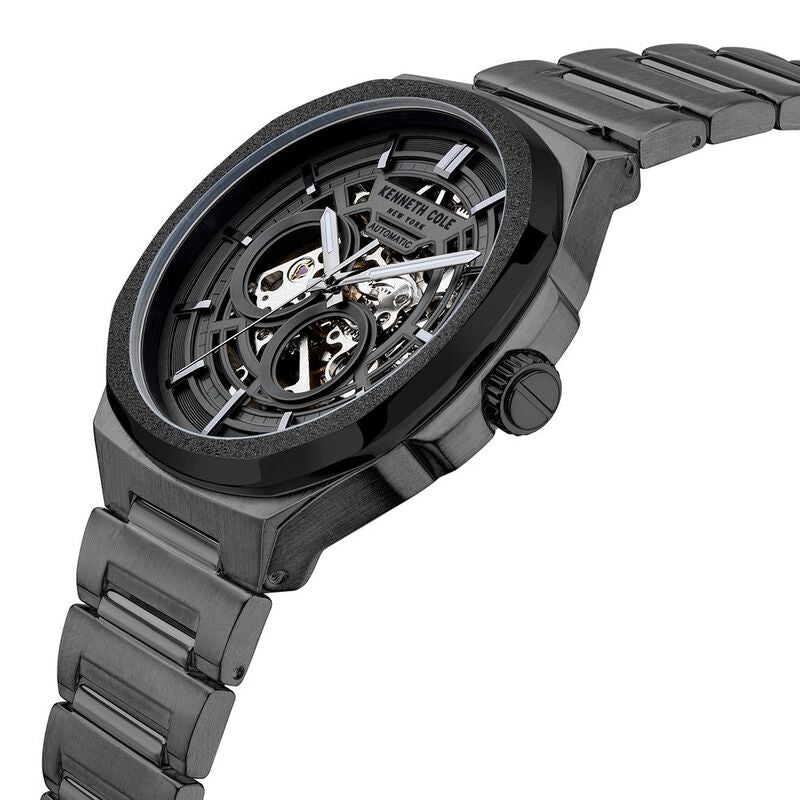 Kenneth Cole Automatic Grey Dial Stainless Steel Watch for Men