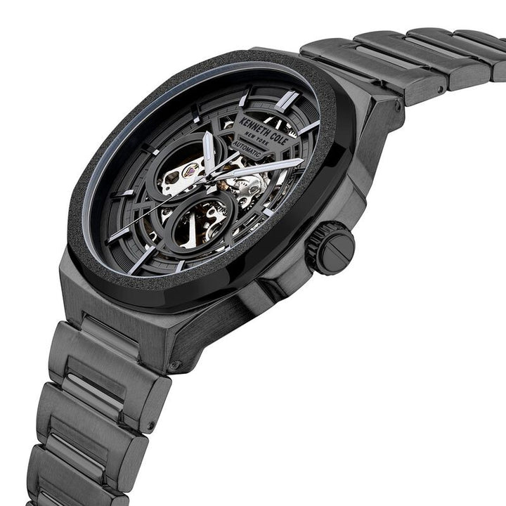 Kenneth Cole Automatic Grey Dial Stainless Steel Watch for Men