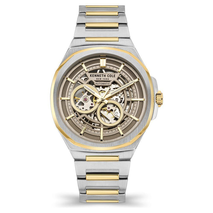 Kenneth Cole Grey Dial Automatic Watch for Men NEKCWGL2122303MN