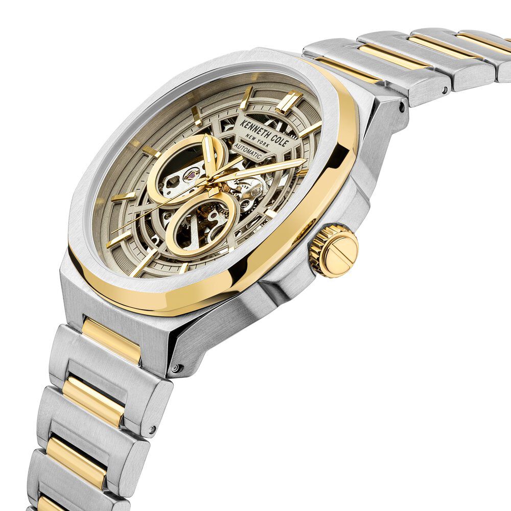 Kenneth Cole Grey Dial Automatic Watch for Men NEKCWGL2122303MN