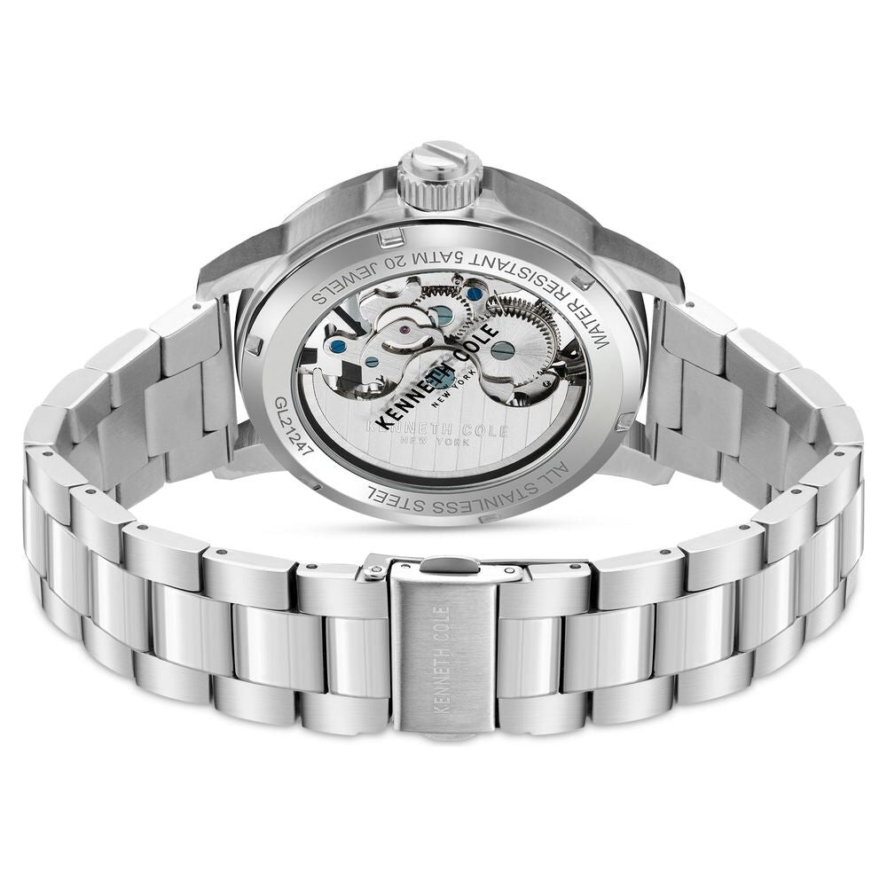 Kenneth Cole Maroon Dial Automatic Watch For Men