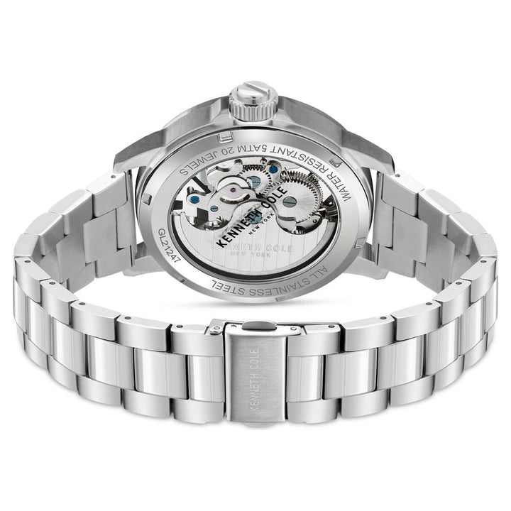 Kenneth Cole Maroon Dial Automatic Watch For Men