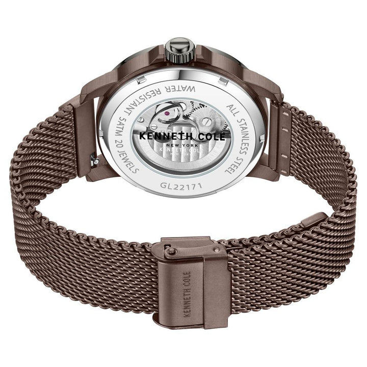 Kenneth Cole Automatic Black Dial Watch for Men-NEKCWGL2217104MNW