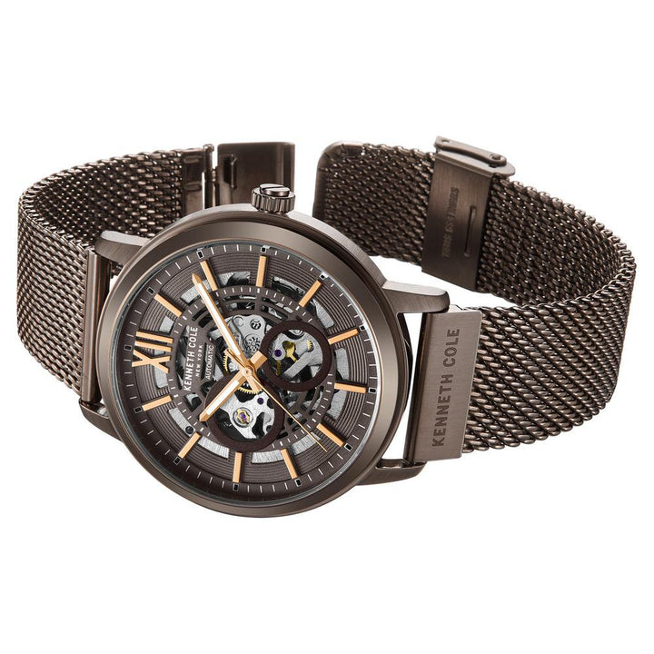 Kenneth Cole Brown Dial Automatic Watch for Men NEKCWGL2217202MN