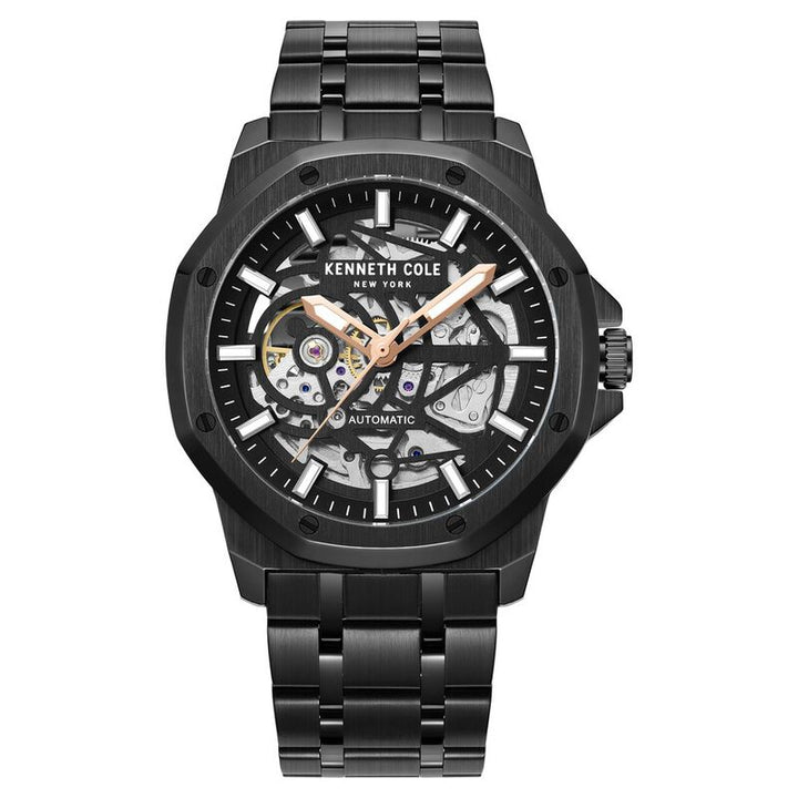 Kenneth Cole Black Dial Automatic Watch For Men