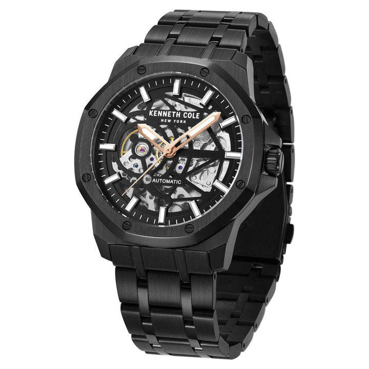 Kenneth Cole Black Dial Automatic Watch For Men