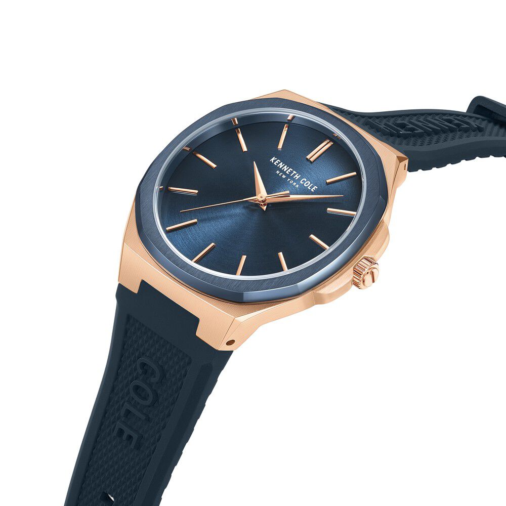 Kenneth Cole Blue Dial Quartz Analog Watch For Men