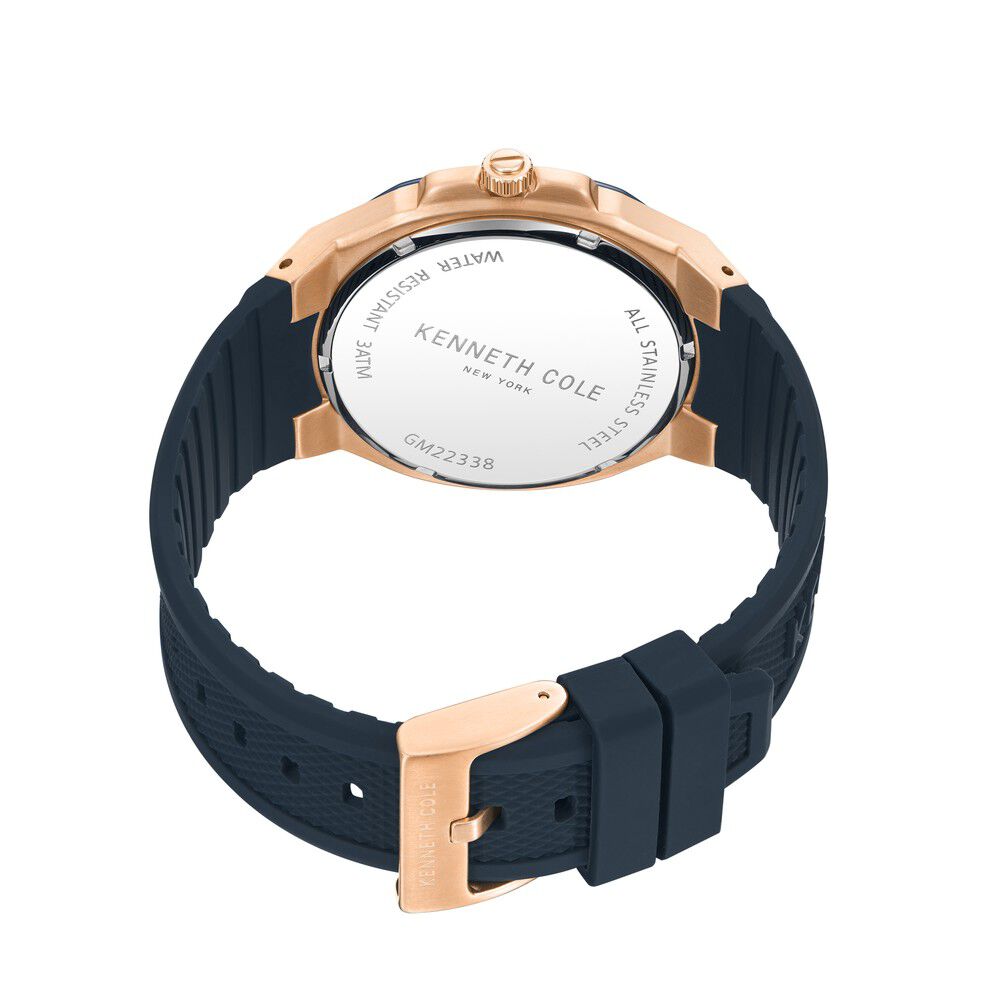 Kenneth Cole Blue Dial Quartz Analog Watch for Men-NTKCWGM2233803MN