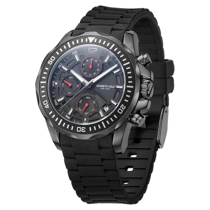Kenneth Cole Chronograph Black Dial Watch for Men