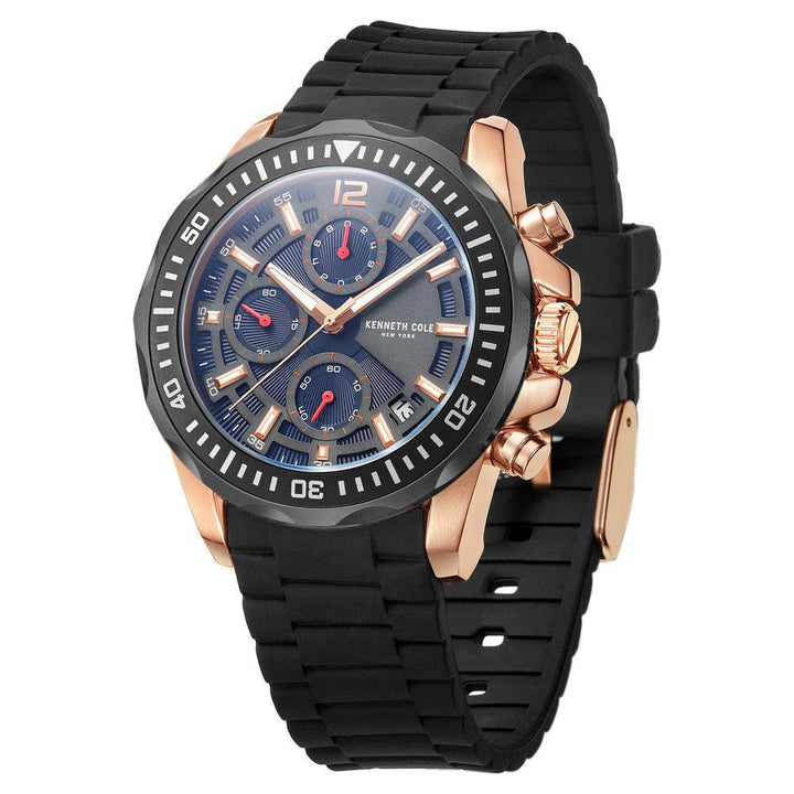 Kenneth Cole Chronograph Blue Dial Watch For Men