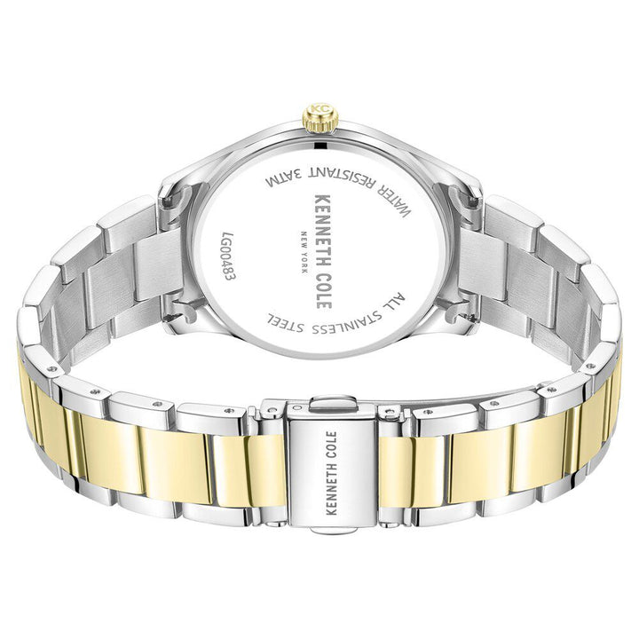 Kenneth Cole Quartz Analog Mother Of Pearl Dial Stainless Steel Strap Watch For Women KCWLG0048302LD