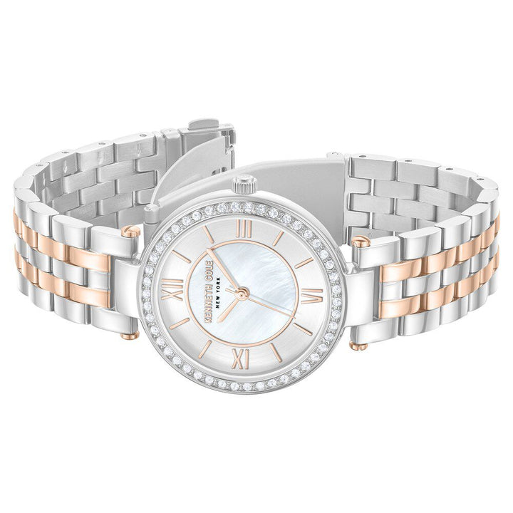 Kenneth Cole Quartz Analog Silver Dial Stainless Steel Strap Watch For Women KCWLG0062203LD