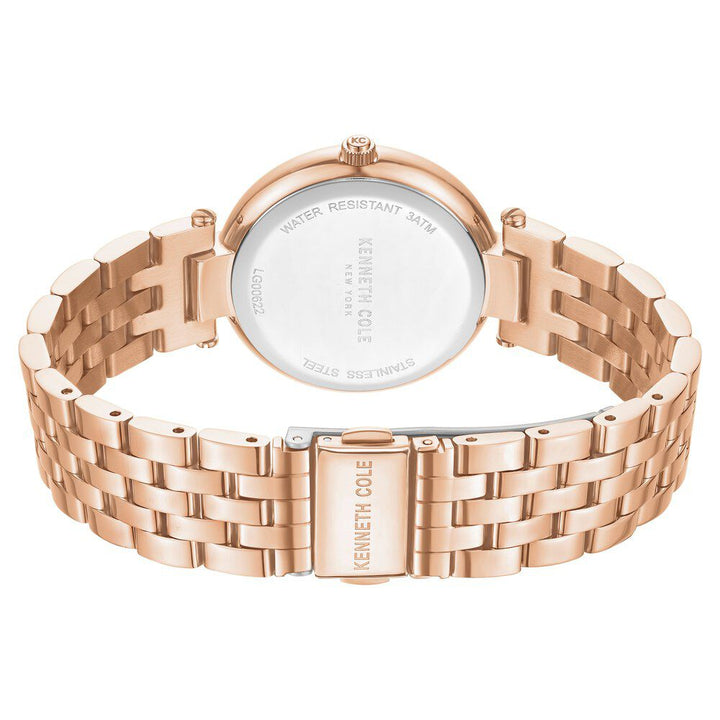 Kenneth Cole Quartz Analog Pink Dial Stainless Steel Strap Watch For Women KCWLG0062204LD