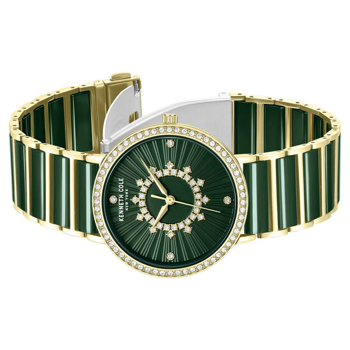 Kenneth Cole KCWLG0062604LD Green Dial Women&