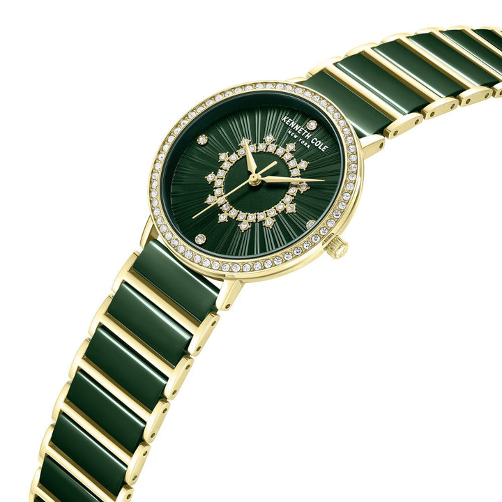 Kenneth Cole KCWLG0062604LD Green Dial Women&