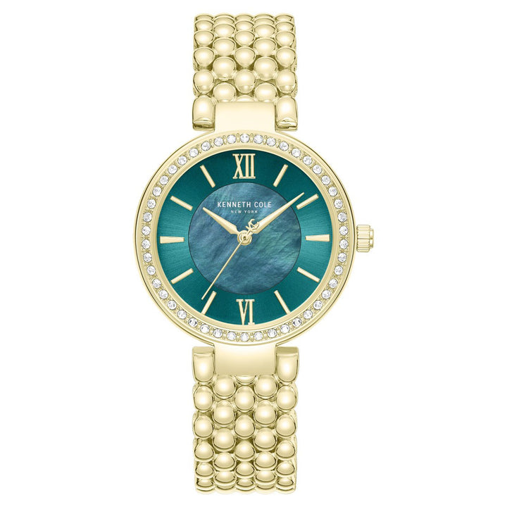 Kenneth Cole KCWLG0101801LD Green Mother Of Pearl Dial Women&