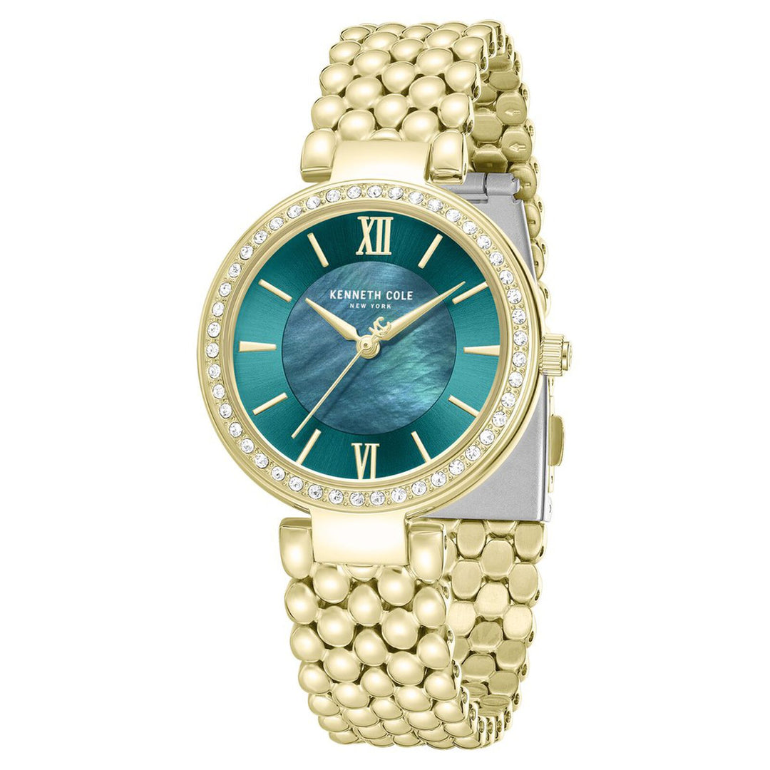 Kenneth Cole KCWLG0101801LD Green Mother Of Pearl Dial Women&