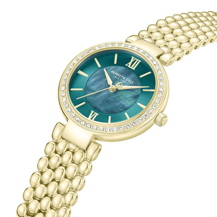 Kenneth Cole KCWLG0101801LD Green Mother Of Pearl Dial Women&